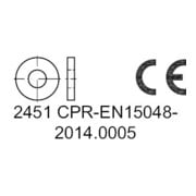 DIN 7349 Rondelle pour vis avec goupilles de serrage lourdes, acier inox A2 100HV 5,3 HP-4