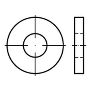 DIN 7349 Scheibe für Schraube mit schwerer Spannhülse, Edelstahl, blank