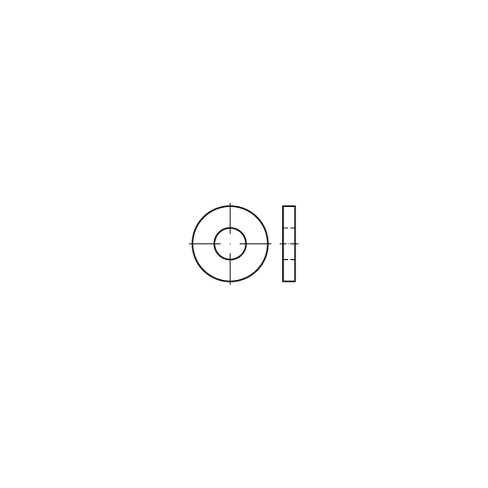 DIN 7349 Scheibe Stahl 200 HV 17mm galvanisch verzinkt DiSP ; Industrial Quality Supplies