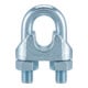 DIN 741 Drahtseilklemme Stahl 13 mm / M 10 1/2 galv. verzinkt