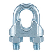 DIN 741 Drahtseilklemmen Stahl 6,5mm / M 5 1/4 ähnl. DIN 741, gal Zn gal Zn S-1