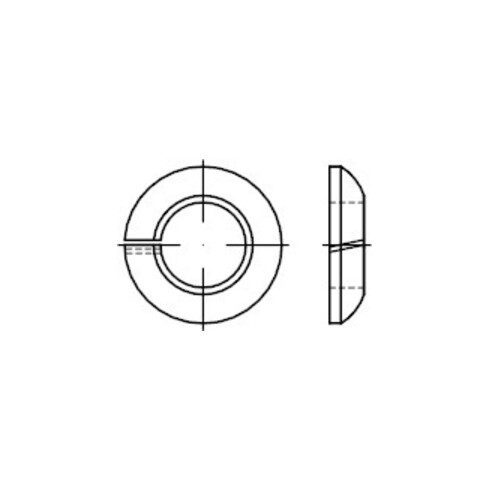 DIN 74361 Écrou à collet sphérique, FST galZn C 18,5 HP
