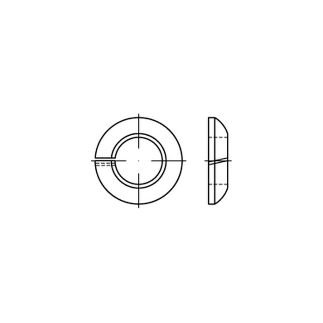 DIN 74361 Federringe Form C