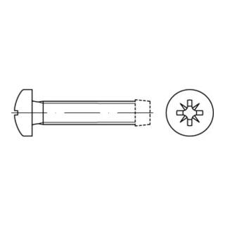DIN 7500-C Gewindefurchende Schraube mit Linsenkopf, Stahl