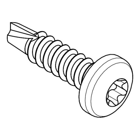 DIN 7504 Bohrschraube, ST galZn M (alt N) ISR 4,2x32HP