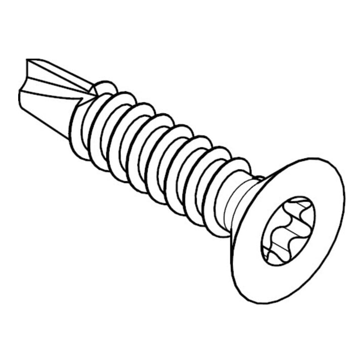 DIN 7504 Bohrschraube, ST galZn O (alt P) ISR 6,3x19HP