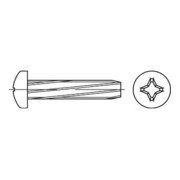 DIN 7516-A Linsenkopf-Schneidschraube PH, Stahl, galvanisch verzinkt