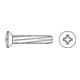 DIN 7516 Linsensenk-Schneidschraube, ST galZn E -H M5x10 HP-1