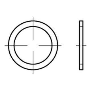 DIN 760 Flachdichtring  Form A, Aluminium