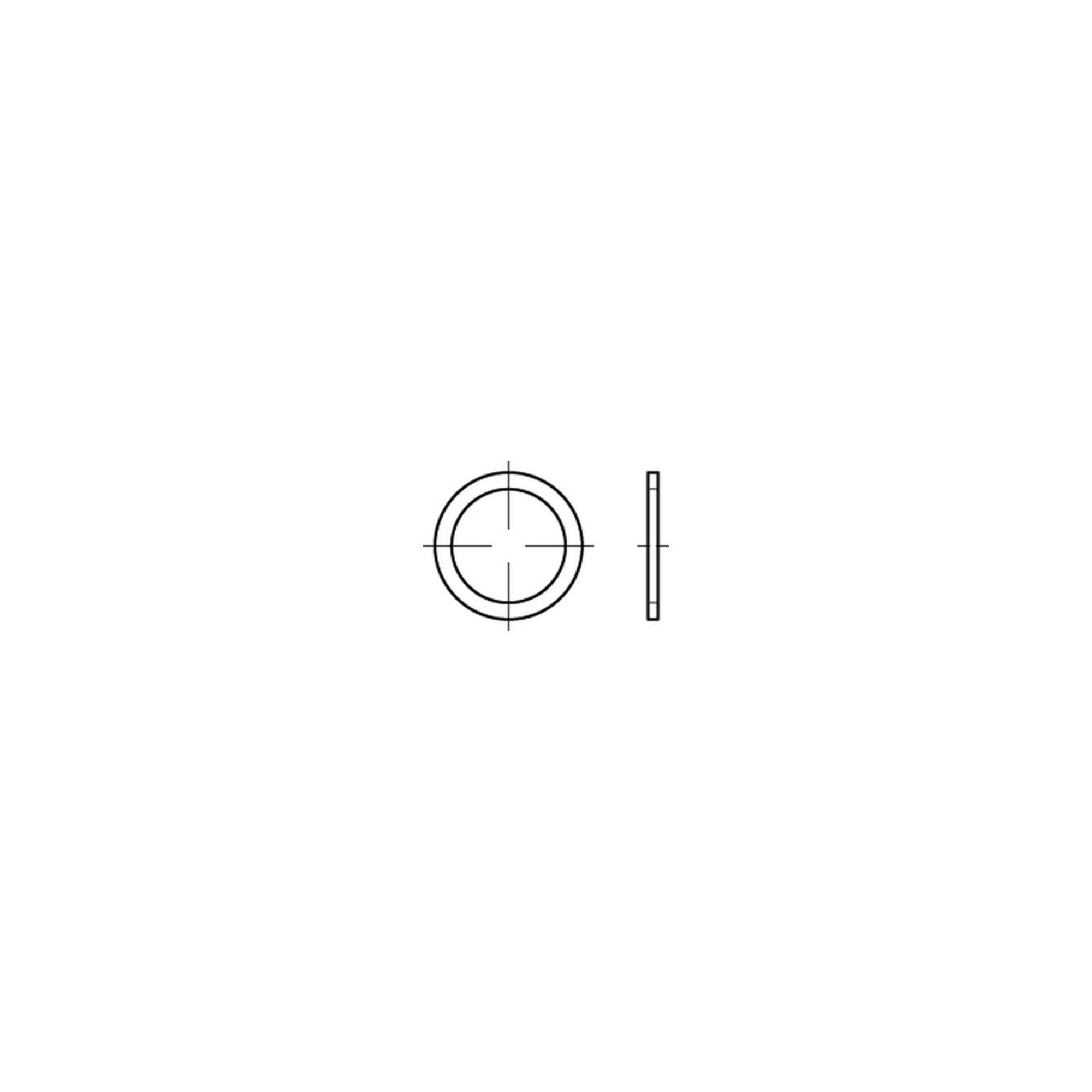 DIN 760 Flachdichtringe Cu A 32 x 38 x 2 Cu S ; Industrial Quality Supplies