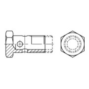 DIN 7643 Hohlschraube St. 15 - 3 M 18 x 1,5 galv. verzinkt-3