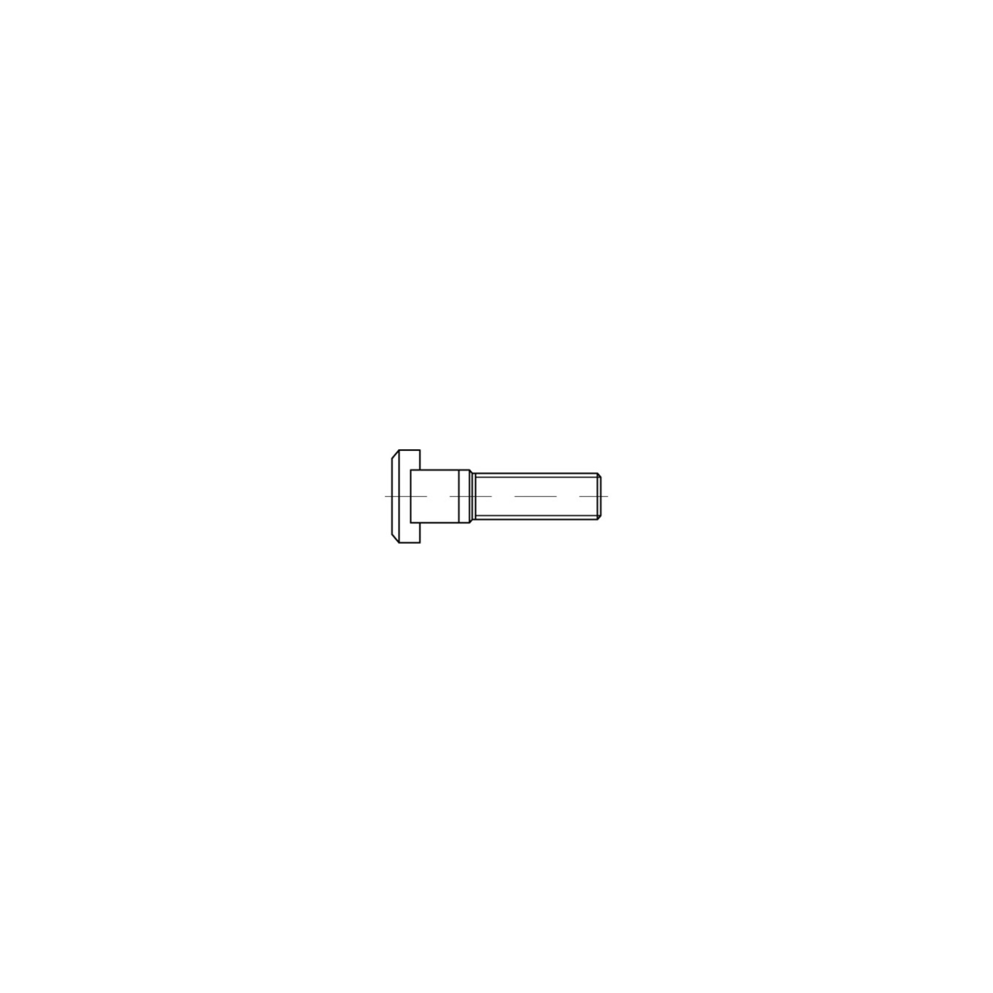 DIN 787 T-Nutenschraube M10x50 Stahl 8.8 blank ; Industrial Quality Supplies