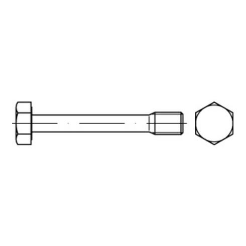DIN 7964 Sechskantschraube mit dünnem Schaft, Edelstahl A2-70, blank