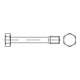 DIN 7964 Vis hexagonale tige fine, acier inox A2 K-D1 M8x20/10 HP-1