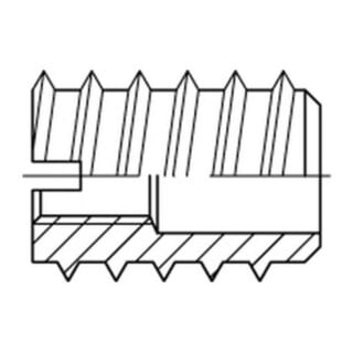 DIN 7965 Einschraubmutter Schraubdübel, Messing