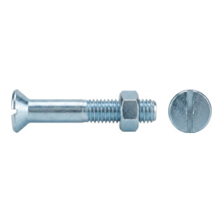 DIN 7969 Senkkopfschraube mit Schlitz