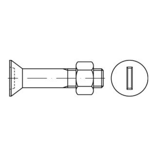 DIN 7969 Senkkopfschraube mit Schlitz