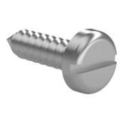 DIN 7971 Blechschraube mit Flachkopf und Schlitz, Form C A2 4,2 x 13 mm -C (mit Spitze)-1