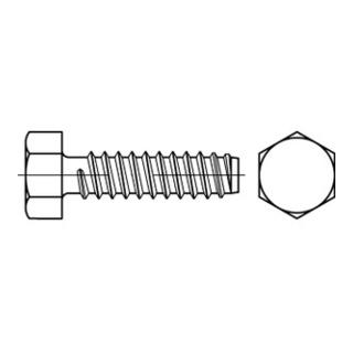DIN 7976-F/ISO 1479 Sechskant-Blechschraube mit Zapfen