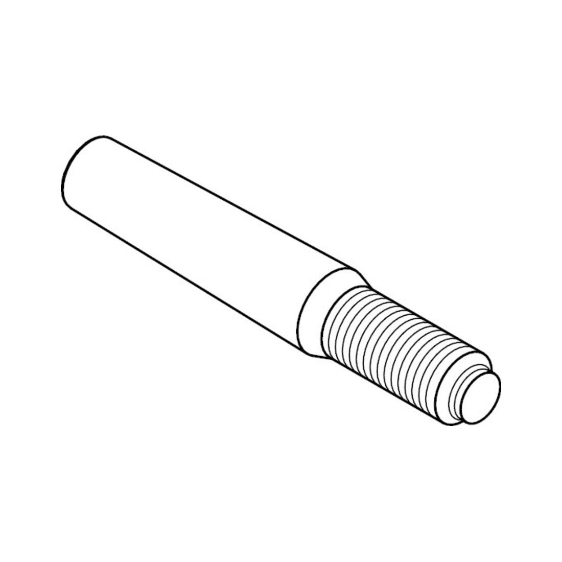 DIN 7977 Goupille conique avec tenon fileté, ST 10x60 HP