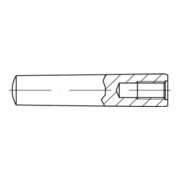 DIN 7978/ISO 8736 Kegelstifte mit Innengewinde, Stahl, blank