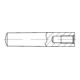 DIN 7978 Kegelstift mit Innengewinde, ST A 6x80 HP-1