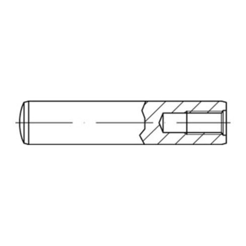 DIN 7979 / ISO 8735 Zylinderstifte mit Innengewinde Stahl D 6 x 18 S