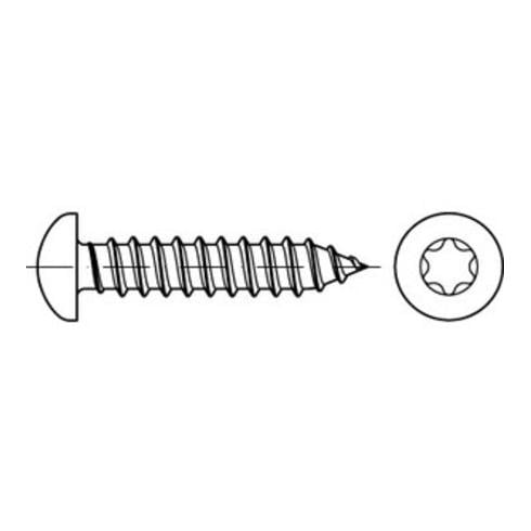 DIN 7981-C/ISO 14585 Form CE Linsenkopf-Blechschraube VG 4,8x90 Stahl galvanisch verzinkt TX