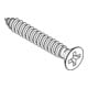 DIN 7982 Senk-Blechschraube, Edelstahl A2 -C-H 3,9x38 KP-3