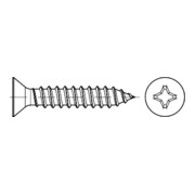DIN 7982 Vis à tôle fraisée, inox A2 -C-H 6,3x22 KP-1