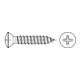 DIN 7983 Linsen-SENK-Blechschraube, Edelstahl A2 -C-H 3,5x19 KP-1