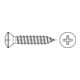 DIN 7983 Linsen-SENK-Blechschraube, Edelstahl A2 -C-H 4,8x32 HP-1