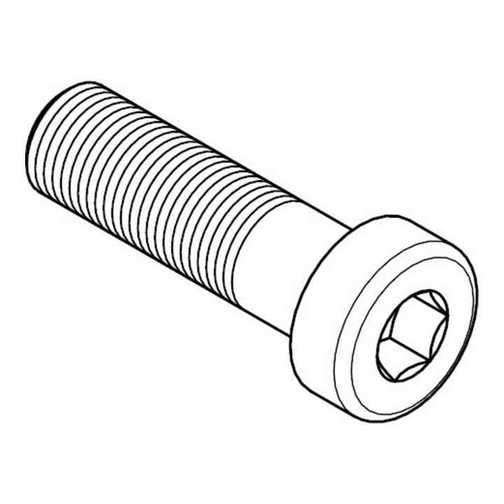 DIN 7984 Vis à tête cylindrique basse, empreinte six pans creux, 8.8 M12x45 HP