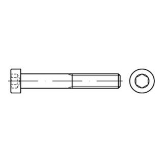 DIN 7984 Zylinderschraube mit Innensechskant niedriger Kopf, Edelstahl, blank A2