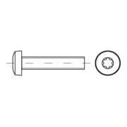 DIN 7985/ISO 14583 Linsenschraube VG M5x20 Edelstahl A2 blank T25-3