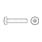 DIN 7985/ISO 7045 Linsenschraube PZ, Edelstahl, blank-2