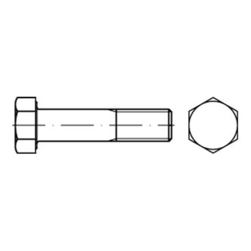 DIN 7990 Sechskant-Schaftschraube M24x55 Stahl 4.6 feuerverzinkt m. Mutter