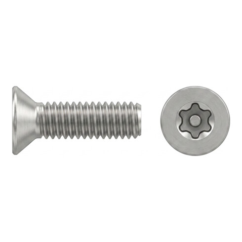 DIN 7991 Diebstahlhemmende Senkkopfschraube Edelstahl A2 blank TX-TR