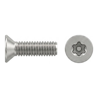 DIN 7991 Diebstahlhemmende Senkkopfschraube Edelstahl A2 blank TX-TR