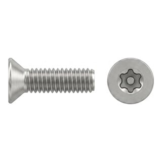 DIN 7991 Diebstahlhemmende Senkkopfschraube Edelstahl A2 blank TX-TR