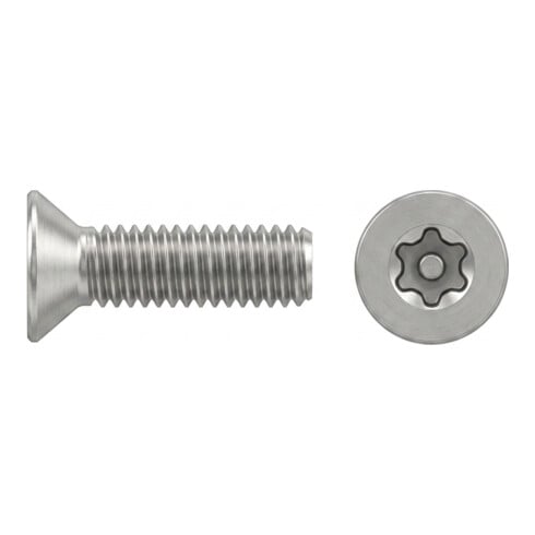 DIN 7991 Diebstahlhemmende Senkkopfschraube Edelstahl A2 blank TX-TR
