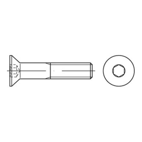 DIN 7991/ISO 10642 Senkschraube 10.9 Stahl M 10 x 100 galvanisch verzinkt A2F getempert Innensechskant