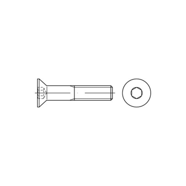 DIN 7991/ISO 10642 Senkschraube A 2 Edelstahl M 10 x 35 A 2 S Innensechskant