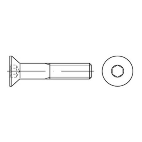 DIN 7991/ISO 10642 Senkschraube A 2 Edelstahl M 16 x 25 A 2 S Innensechskant
