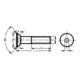 DIN 7991 Senkkopf-Schaftschraube M10x80 Stahl 8.8 blank ISK-1
