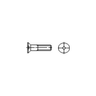 DIN 7991 Senkkopf-Schaftschraube M10x80 Stahl 8.8 blank ISK