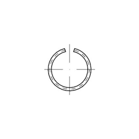 DIN 7993 Circlip fil rond, FST A 38 HP