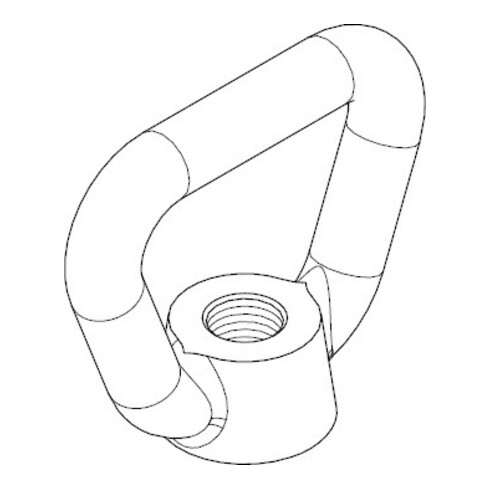 DIN 80704 Korbmutter, MS M24 HP
