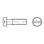 DIN 84/ISO 1207 Zylinderkopfschraube M4x8 Stahl 4.8 blank Schlitz-3
