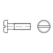 DIN 85 Flachkopfschraube mit Schlitz, MS M3x6 KP-1